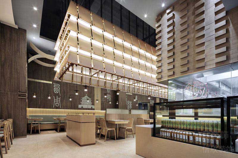 餐廳現(xiàn)代風(fēng)用餐區(qū)效果圖(1)