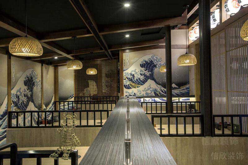 日式餐廳墻面設(shè)計效果圖