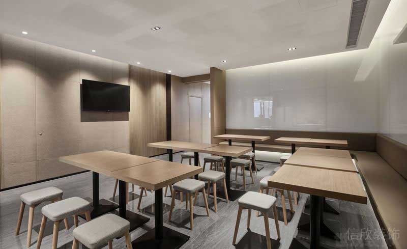 現代風格餐飲用餐區(qū)實景圖