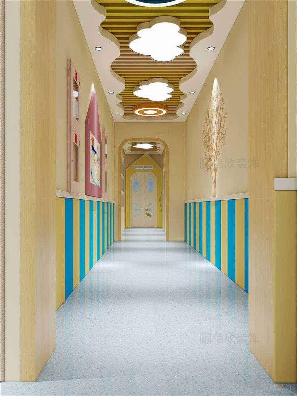 深圳市龍崗區中心城城東早教培訓中心走廊 深圳市龍崗區中心城城東早教培訓中心走廊