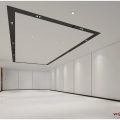 工作室裝修效果圖黑白創(chuàng)意設(shè)計(jì)開放式公共休息區(qū)辦公室多功能運(yùn)用區(qū)域