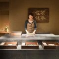 新中式風(fēng)格辦公空間展廳演示接待區(qū)裝修圖