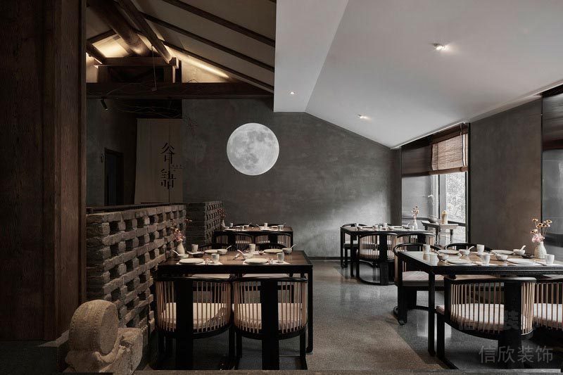 深圳西鄉(xiāng)餐飲裝修設(shè)計公司案例 用餐區(qū)