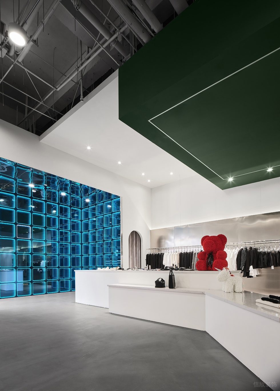 深圳市南山區南頭現代風rain & Snow.hby買手店裝修設計大廳2