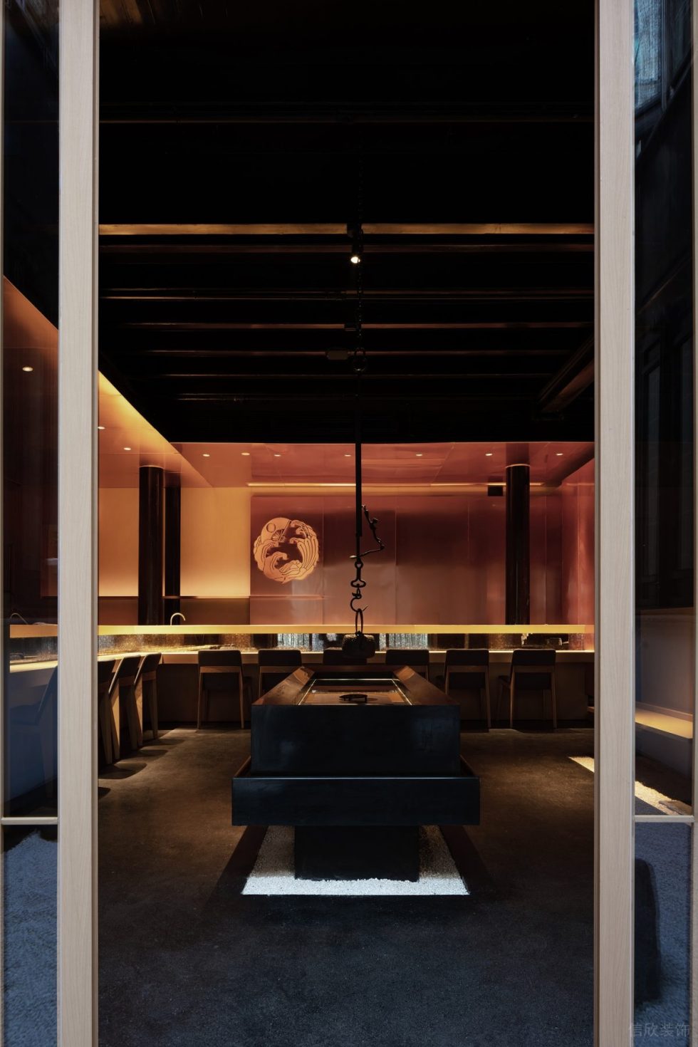 深圳龍華日式禪意餐廳壽司多人用餐區(qū)設計裝修
