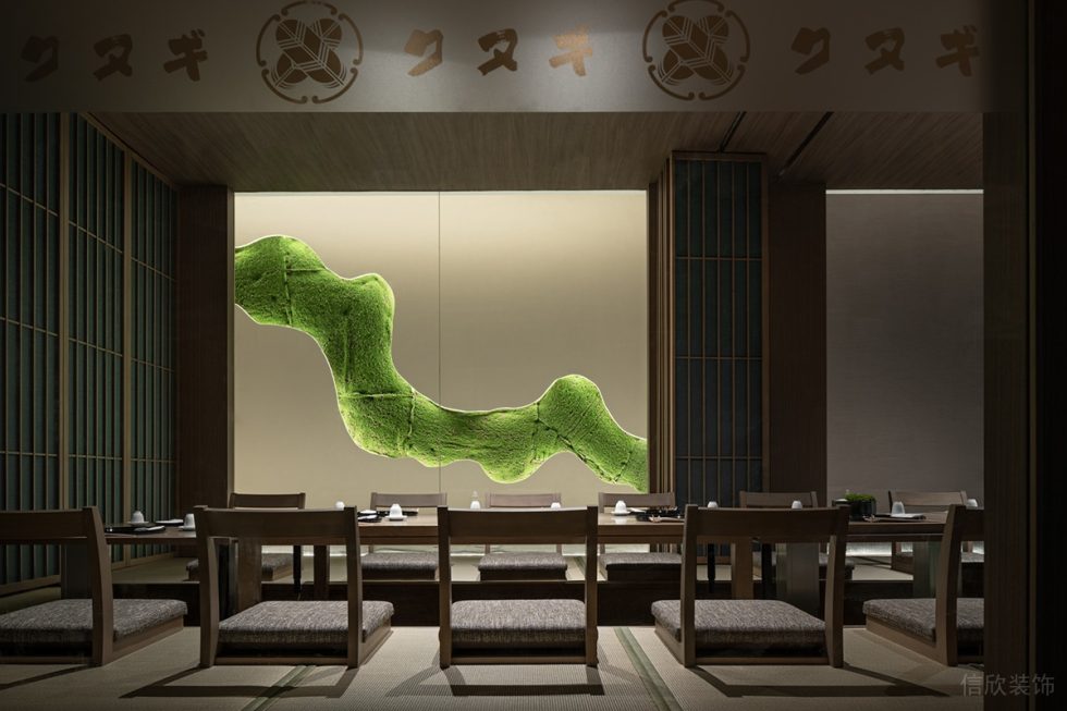 深圳龍華日式風(fēng)格餐廳木質(zhì)清雅包間設(shè)計裝修