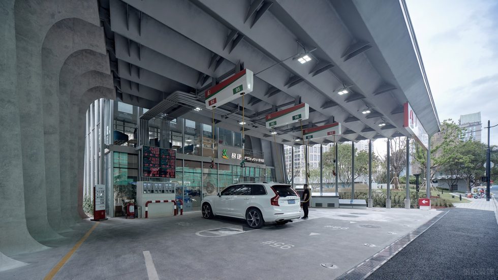 深圳市南山區(qū)南油中石化加油站 正門
