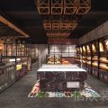 羅湖區(qū)筍崗村小鎮(zhèn)面包店裝修設計