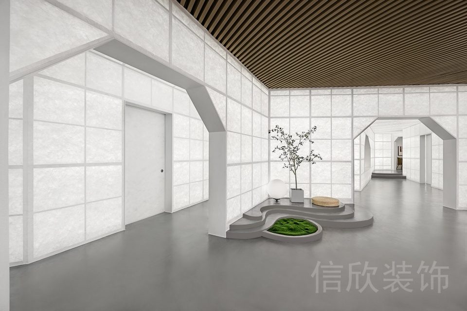 原木條形天花板裝修設(shè)計圖